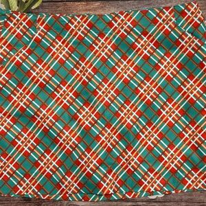 NWT PGA Tour Plaid Golf Skort Size 16